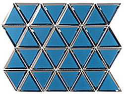 GT Glass Pinwheel  Pompeii Blue PWL-812